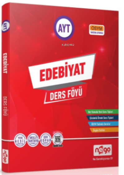 AYT Edebiyat Ders Föyü