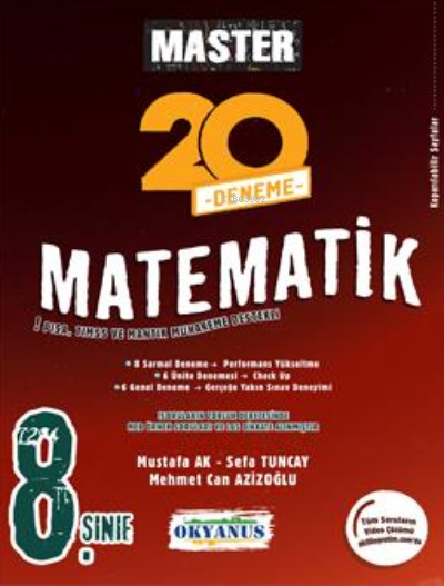 8. Sınıf Master 20 Matematik Denemesi