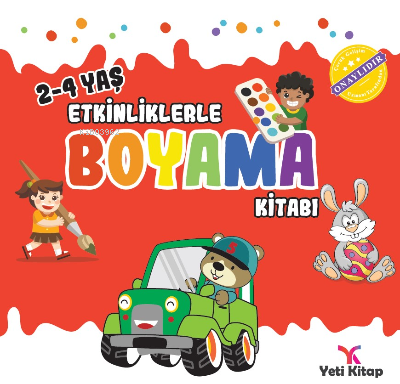 2-4 yaş Etkinliklerle Boyama Kitabı 1