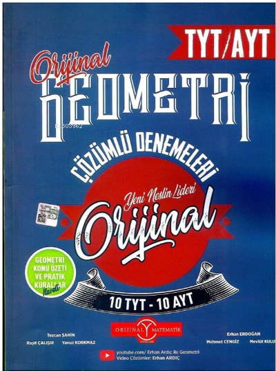 Orijinal Tyt Ayt Deneme 10+10 Geometri - 2022