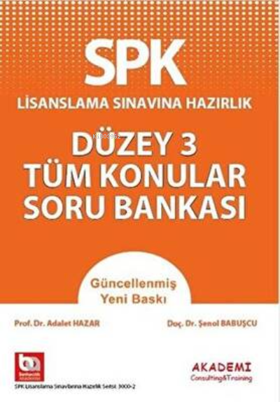 SPK Düzey 3 Tüm Konular Soru Bankası
