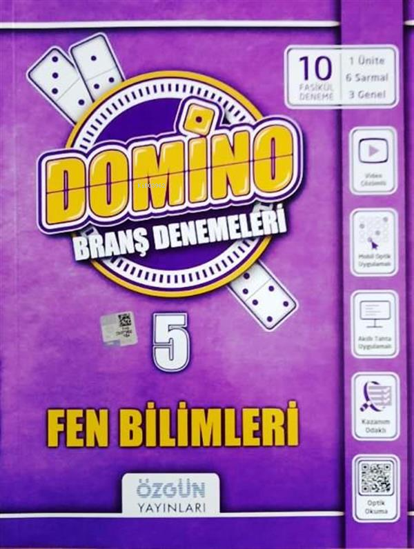  5 Sınıf Fen Bilimler Domino Branş Denemeleri | 5 Sınıf Fen Bilimler Domino Branş Denemeleri | Kolektif | Özgün Yayıncılık | 9786057678348 