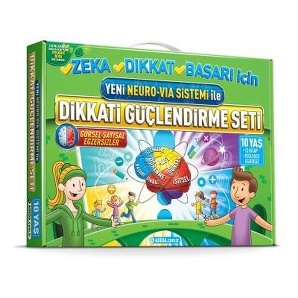 Dikkati Güçlendirme Seti - 4. Sınıf - 10 Yaş-Neuro Via