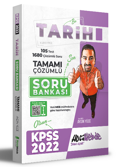  2022 KPSS Tarih Tamamı Çözümlü Soru Bankası | 2022 KPSS Tarih Tamamı Çözümlü Soru Bankası | Engin Eraydın | HocaWebde | 9786057733573 