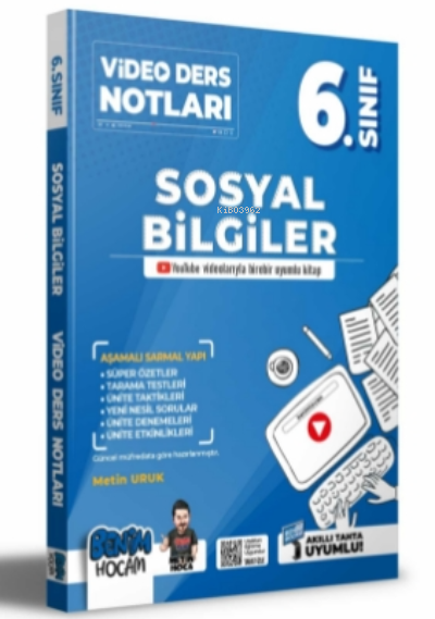 2022 6.Sınıf Sosyal Bilgiler Video Ders Notları ( Konu Anlatımı )