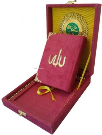 Mühürlü Çanta Boy Paketli Kadife Kur'an-ı Kerim (kod:187)