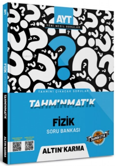 Altınkarma Tahminmatik AYT Fizik Soru Bankası