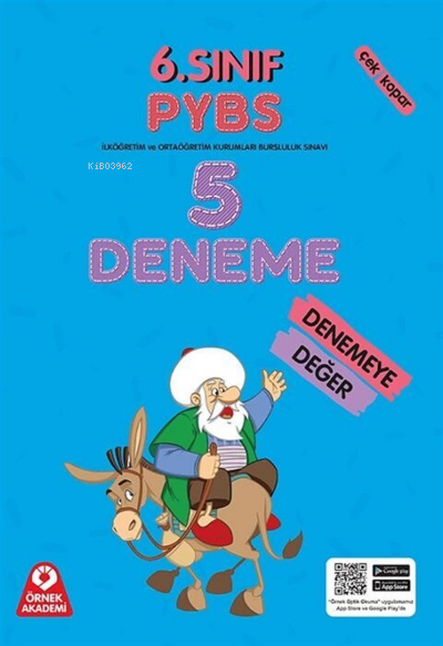  6 Sınıf Pybs 5 Deneme | Kolektif | Zekiçocuk Eğitici Kitaplar | 9786257868716 | 