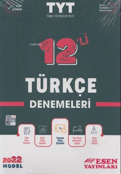 Esen Tyt 12' Li Türkçe Denemeleri