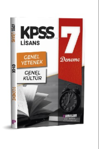  KPSS Lisans Genel Yetenek Genel Kültür 7 Deneme | Kolektif | Paragon Yayınları | 9786257013949 | 