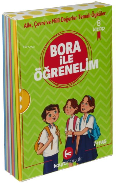  Bora İle Öğrenelim Öyküleri (8 Kitap Set 7+Yaş Renkli Resimli) | Ali Avcu | Kayra Çocuk | 9786057674425 | 