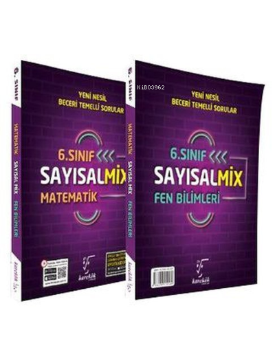 6.Sınıf Fen Bilimleri Sayısal Mix Soru Bankası