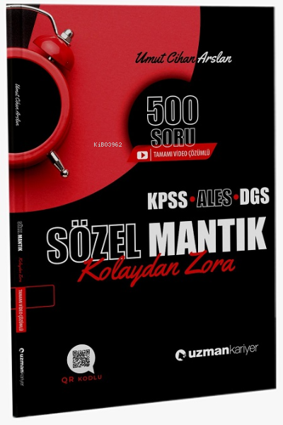  2023 Kpss & Ales & Dgs Sözel Mantık | 2023 Kpss & Ales & Dgs Sözel Mantık | Umut Cihan Arslan | Uzman Kariyer Yayınları (Hazırlık) | 9786258463781 