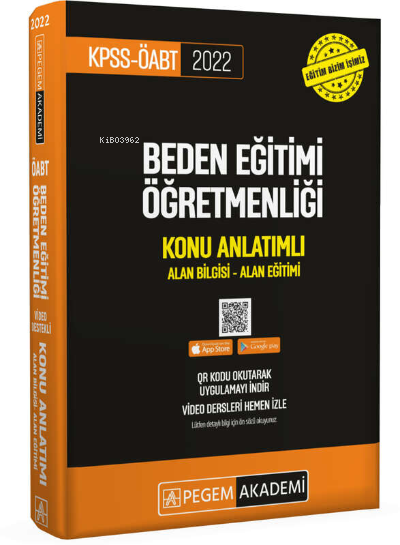  2022 KPSS ÖABT Beden Eğitimi Öğretmenliği Konu Anlatımlı | 2022 KPSS ÖABT Beden Eğitimi Öğretmenliği Konu Anlatımlı | Kolektif | Pegem Akademi Yayıncılık (Sınavlara Hazırlık) | 9780202100531 