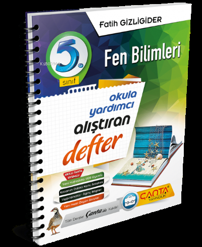 Çanta 5.Sınıf Defter Alıştıran Fen Bilimleri