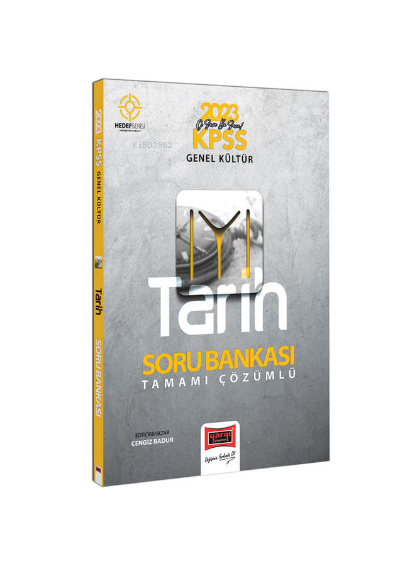  2023 KPSS Hedef Serisi IYI Tarih Tamamı Çözümlü Soru Bankası | 2023 KPSS Hedef Serisi IYI Tarih Tamamı Çözümlü Soru Bankası | Cengiz Badur | Yargı Yayınevi | 9786254214127 