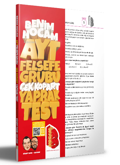  2023 AYT Felsefe Çek Kopar Yaprak Test | 2023 AYT Felsefe Çek Kopar Yaprak Test | Can Köni | Benim Hocam Yayınları | 9786258263824 