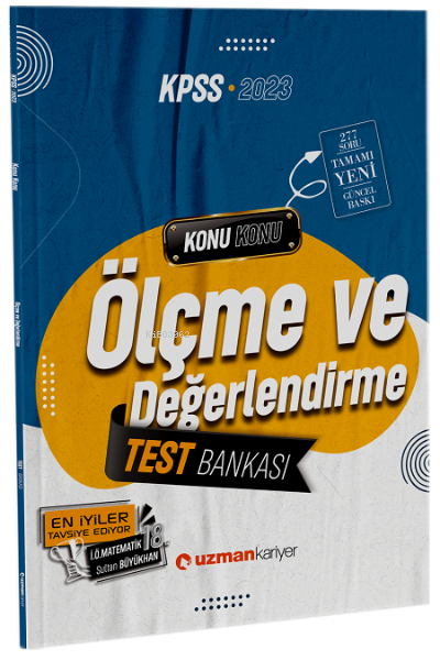  2023 Kpss Eb Test Bankası Ölçme Ve Değerlendirme | 2023 Kpss Eb Test Bankası Ölçme Ve Değerlendirme | Nurşat Memiş | Uzman Kariyer Yayınları (Hazırlık) | 9786258463736 