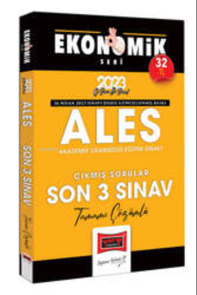  2023 ALES Ekonomik Seri Tamamı Çözümlü Son 3 Sınav Çıkmış Sorular | 2023 ALES Ekonomik Seri Tamamı Çözümlü Son 3 Sınav Çıkmış Sorular | Kolektif | Yargı Yayınevi | 9786254217289 