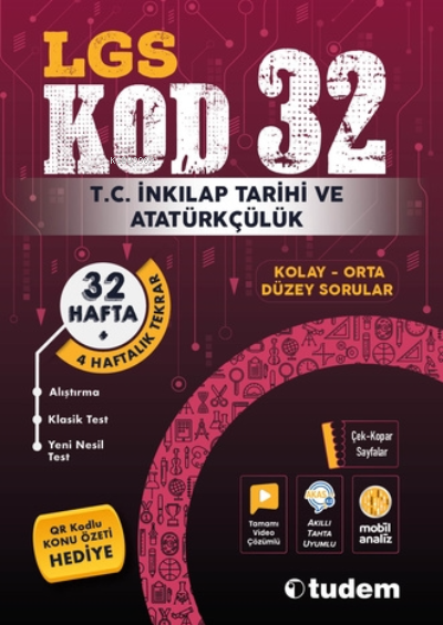 Lgs T.C. İnkılap Tar.Ve Atatürkçülük Kod 32