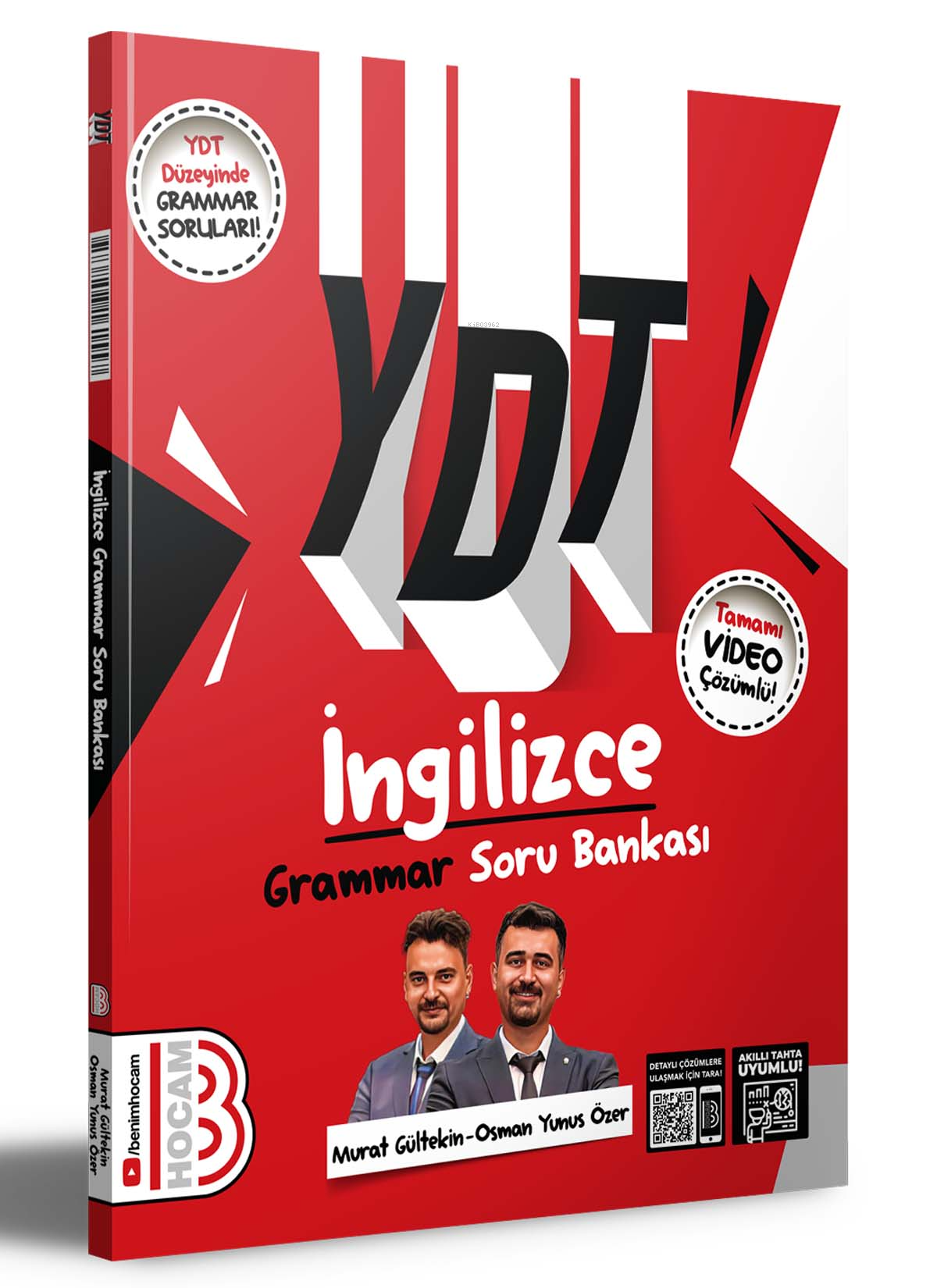 2024 YDT İngilizce Grammar Soru Bankası Benim Hocam Yayınları