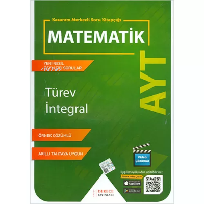 Sonuç Derece Yayınları AYT Türev İntegral Sonuç Derece