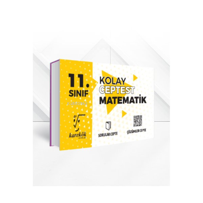 11.Sınıf Cep Test Matematik Kolay