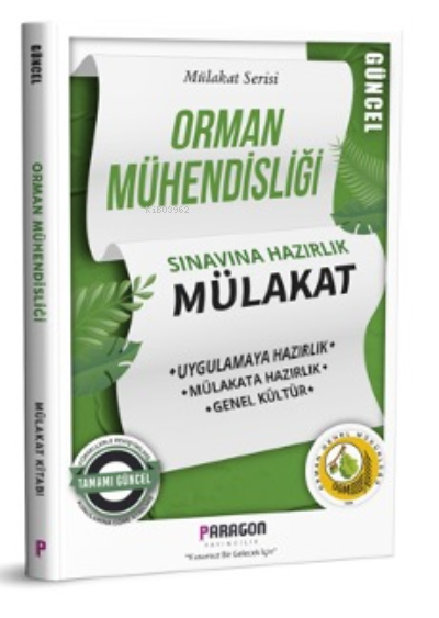  2022 Orman Mühendisliği Mülakat Kitabı | Enver Ekinci | Paragon Yayınları | 9786257013901 | 