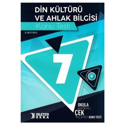  7Sınıf Çek Kopart YTest Din Kültürü 2020 | 7Sınıf Çek Kopart YTest Din Kültürü 2020 | Kolektif | İşleyen Zeka Yayınları | 9786052502297 