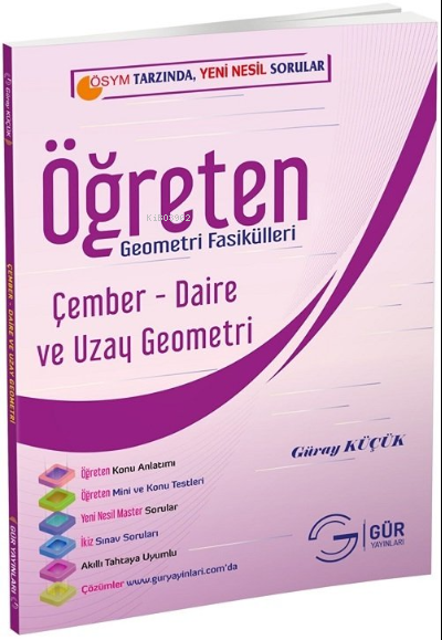  Çember – Daire ve Uzay Geometri (Set F) | Çember – Daire ve Uzay Geometri (Set F) | Kolektif | Gür Yayınları | 9786056861260 
