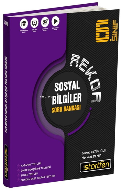  6 Sınıf Sosyal Rekor Soru Bankası | Kolektif | Startfen | 9786258448580 | 