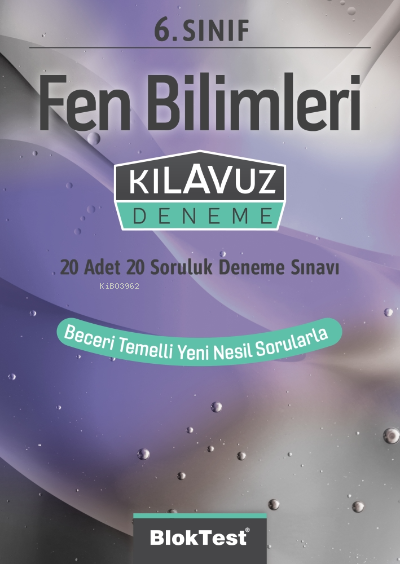  6Sınıf Bloktest Fen Bilimleri Kılavuz Deneme | Kolektif | Bloktest Yayınları | 9786257223010 | 