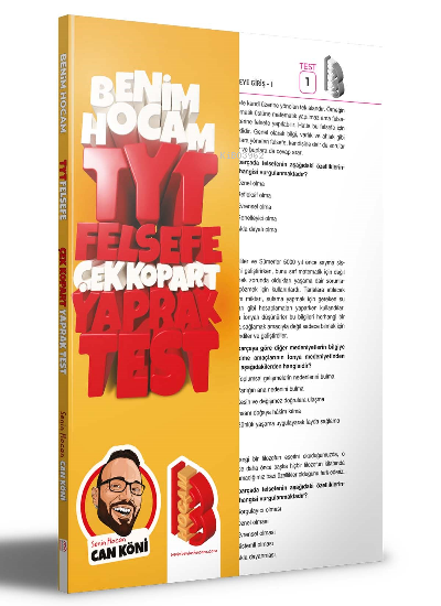  TYT Felsefe Çek Kopar Yaprak Test | can köni | Benim Hocam Yayınları | 9786258263763 | 