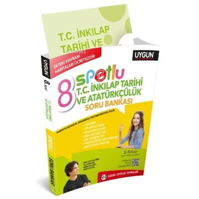Sadık Uygun Yayınları  Spotlu İnkılap Tarihi Ve Atatürkçülük + Kavram Haritası-Yeni