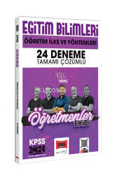 Yargı 2024 KPSS Eğitim Bilimleri Öğretmenler Ekibi Öğretim İlke ve Yöntemleri Tamamı Çözümlü 24 Deneme