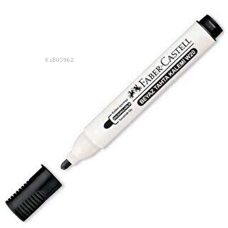 Faber-Castell Beyaz Tahta Kalemi W20, Siyah, 10lu