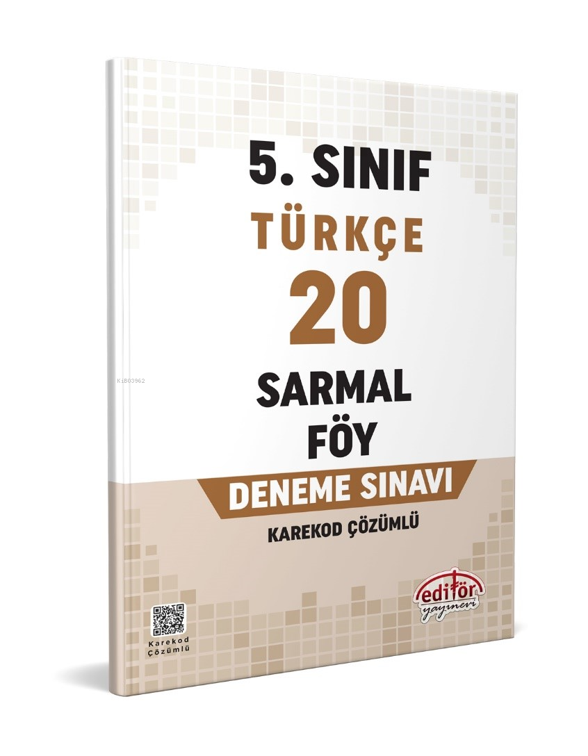  5 Sınıf Türkçe 20 Sarmal Föy Deneme Sınavı | 5 Sınıf Türkçe 20 Sarmal Föy Deneme Sınavı | Kolektif | Turgut Meşe | Editör Yayınevi | 9786052805749 