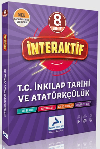 8. Sınıf İnteraktif T.C. İnkılap Tarihi ve Atatürkçülük Soru Kütüphanesi