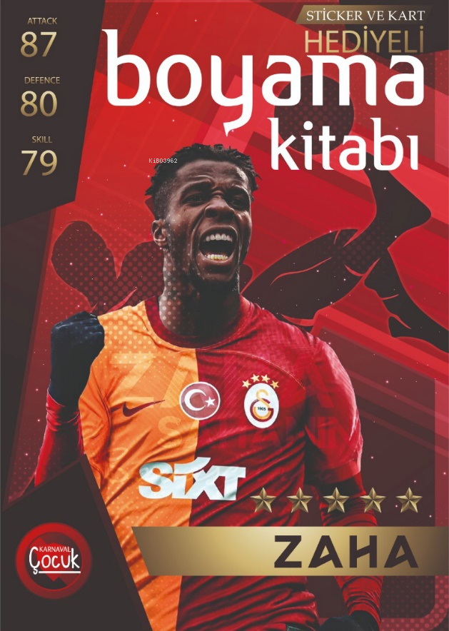 Zaha - Sticker ve Kart Hediyeli Boyama Kitabı