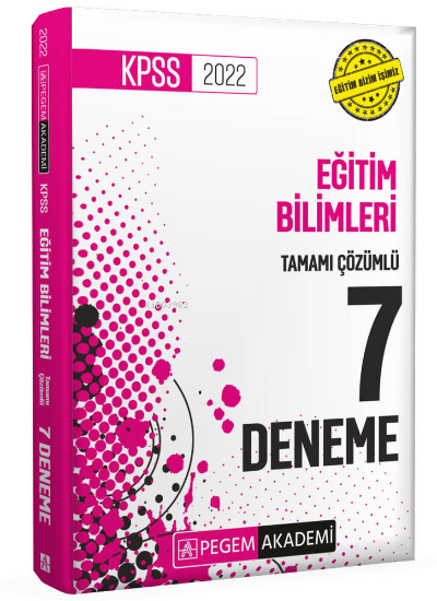  2021 KPSS Eğitim Bilimleri Tamamı Çözümlü 7 Deneme | 2021 KPSS Eğitim Bilimleri Tamamı Çözümlü 7 Deneme | Kolektif | Pegem Akademi Yayıncılık (Sınavlara Hazırlık) | 9780202189512 