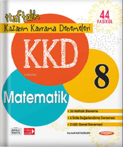 Matematik Haftalık Kazanım Kavrama Denemeleri (44 Fasikül)