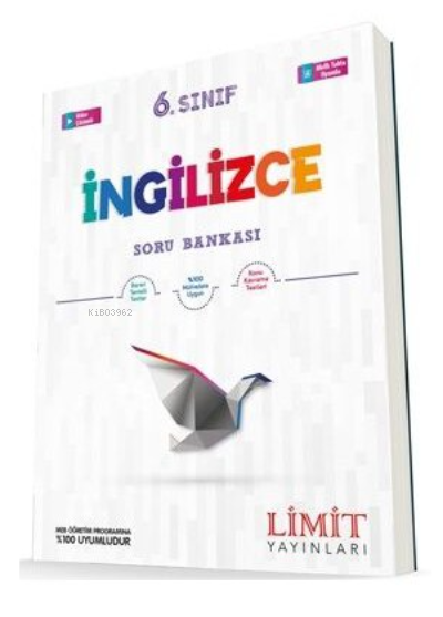  Limit 6Sınıf İngilizce Soru Bankası | Kolektif | LMT Limit Yayınları | 9786052754429 | 