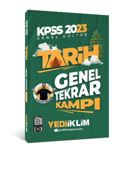  2023 KPSS Genel Tekrar Tarih Kampı | Selami Yalçın | Yediiklim Yayıncılık | 9786254310850 | 