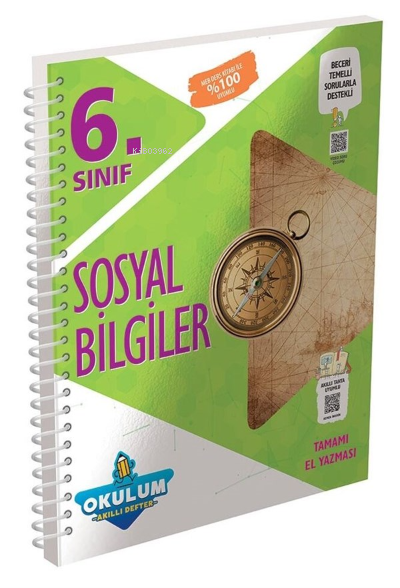 3564 - 6.Sınıf Sosyal Bilgiler Akıllı Defter