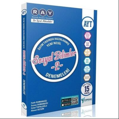 Toprak Yayınları Ayt Sosyal Bilimler-2 Deneme Kitabı