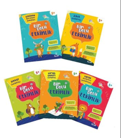  Bir Dolu Etkinlik Serisi Seti 5 Kitap Takım | Kolektif | Floki Çocuk | 9786257218429 | 