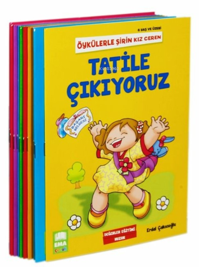 Öykülerle Şirin Kız Ceren (10 Kitap Set) 6 Yaş ve Üzeri Değerler Eğitimi