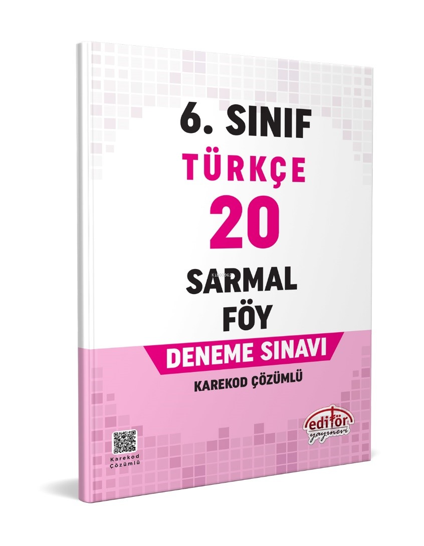 6 Sınıf Türkçe 20 Sarmal Föy Deneme Sınavı | 6 Sınıf Türkçe 20 Sarmal Föy Deneme Sınavı | Kolektif | Turgut Meşe | Editör Yayınevi | 9786052805756 