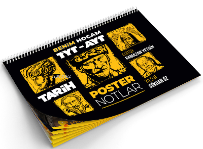  TYT AYT Tarih Poster Notlar | Gökhan Öz | Benim Hocam Yayınları | 9786258263541 | 
