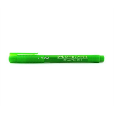  Faber Castell Jel Kalem (Broadpen) (1554) (Açık Yeşil) (08) (10 Lu) | Faber Castell | 4005400994382 | 
